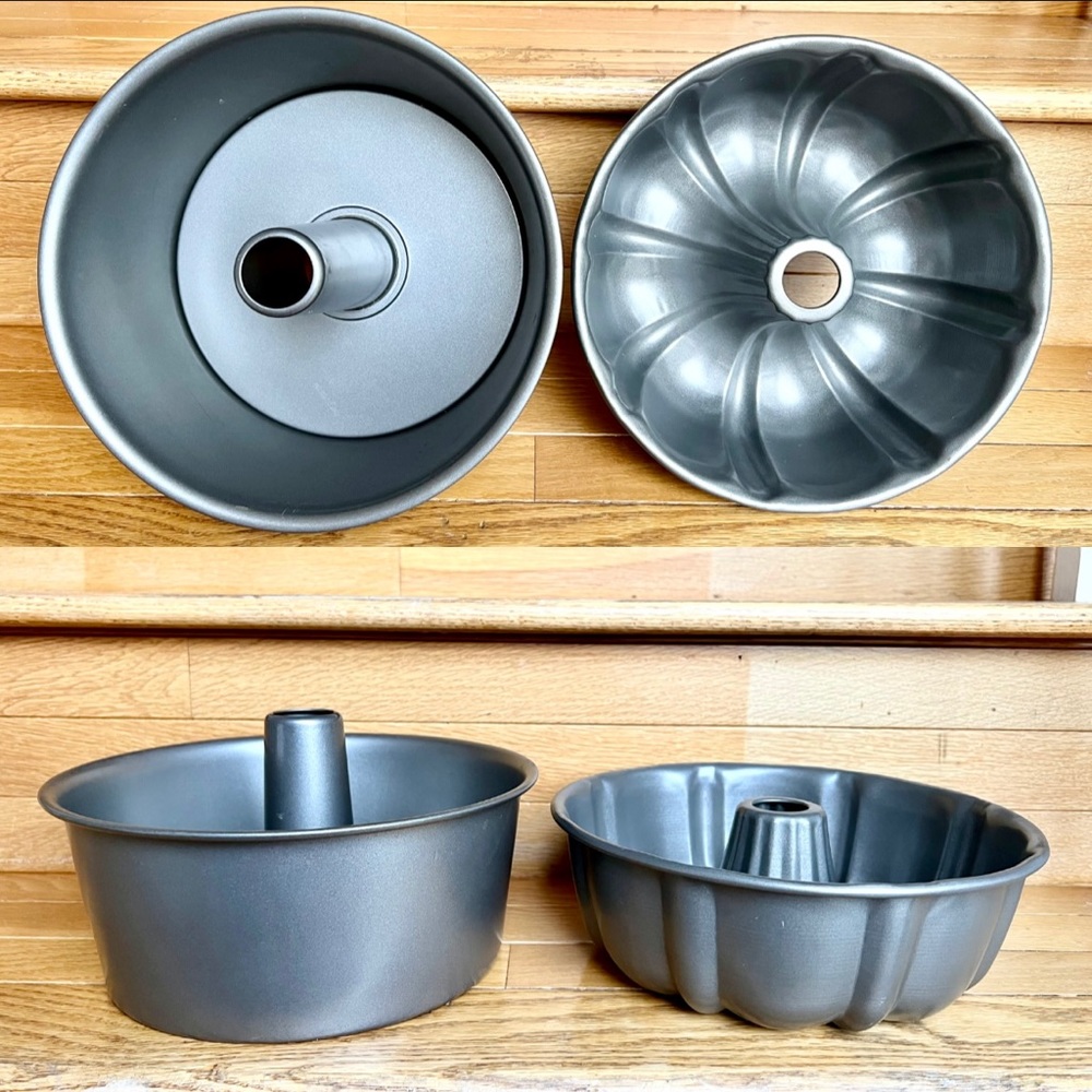 Like New 10” WILTON Bundt Cake Pan Angel Food Cake Pan Non Stick Baking Tube Pan